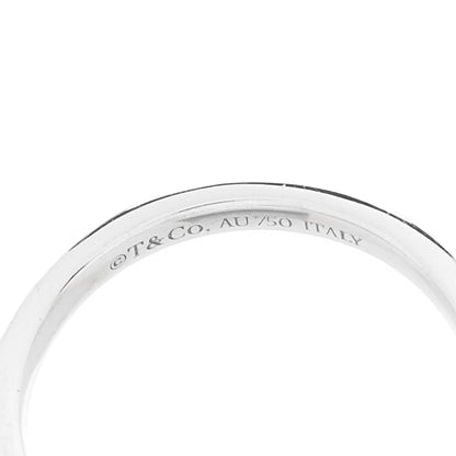 Tiffany 18K White Gold Diamond 8mm HardWear Ball Ring