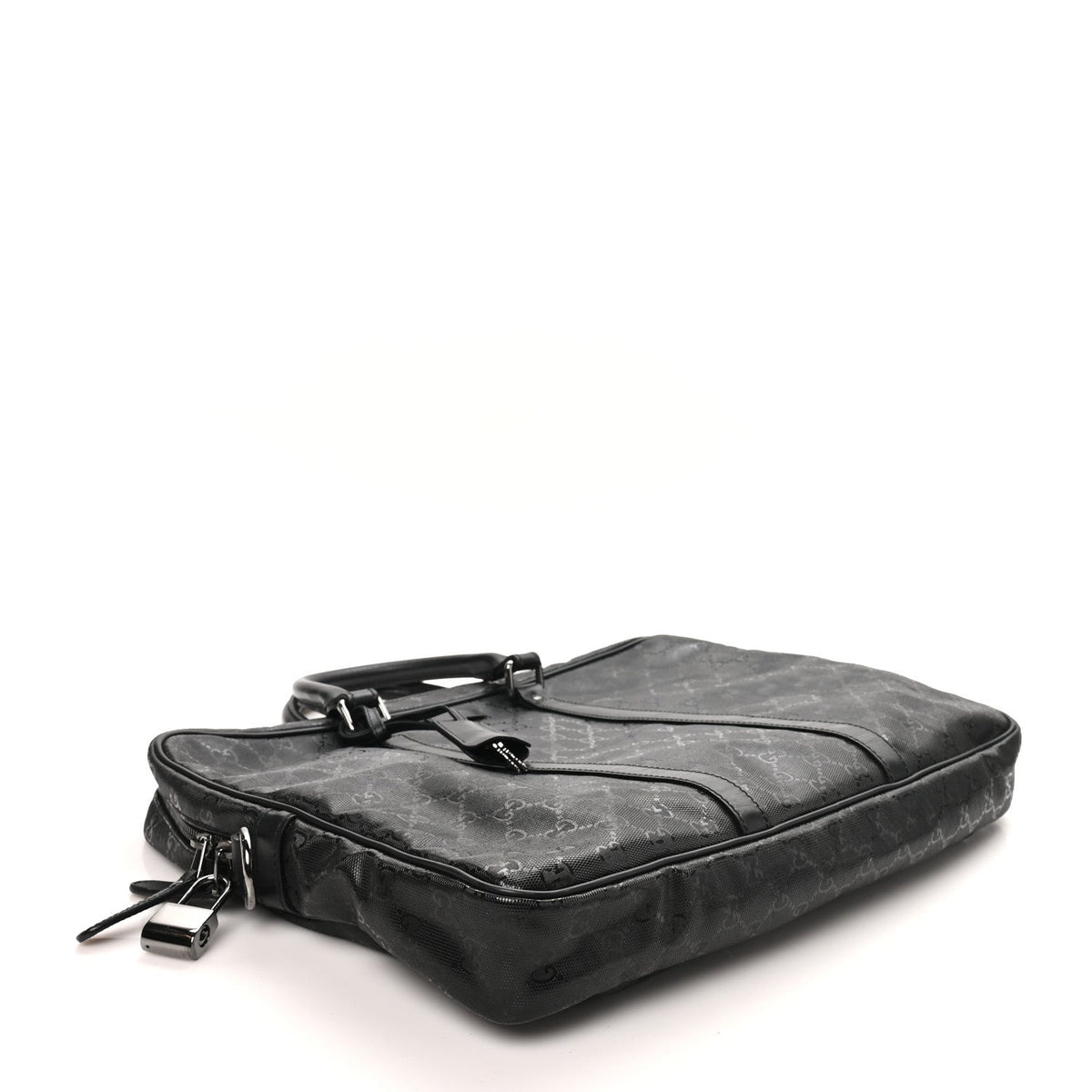 Gucci Imprime Monogram Medium Briefcase Black