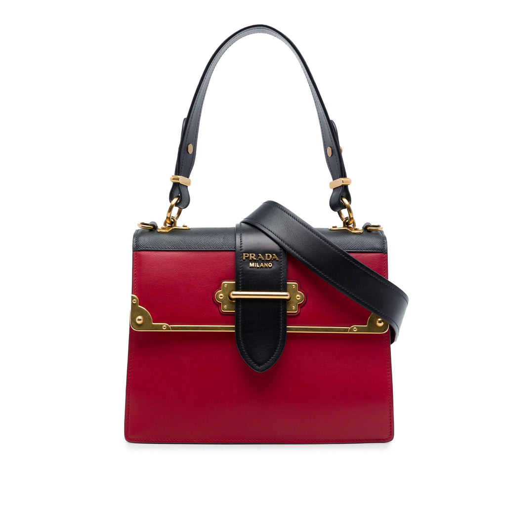 Cahier Convertible Shoulder Bag City Calf and Saffiano Medium