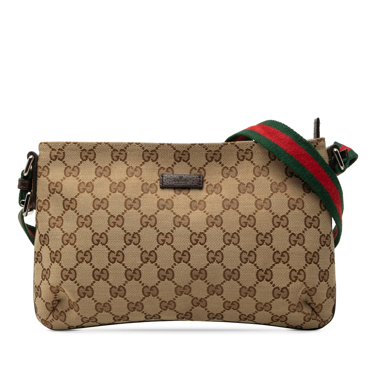 Web Strap Messenger Bag GG Canvas Small