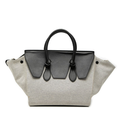 Tie Knot Tote Canvas and Leather Medium
