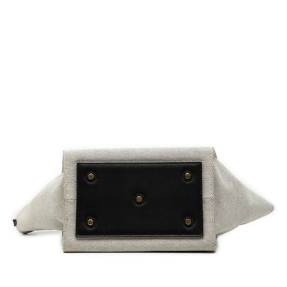 Tie Knot Tote Canvas and Leather Medium