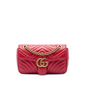 GG Marmont Flap Bag Matelasse Leather Small