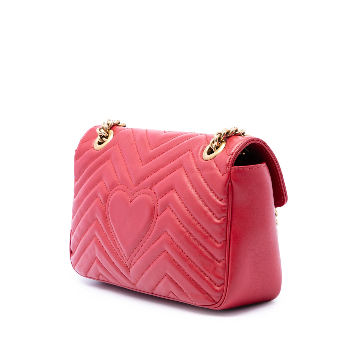 GG Marmont Flap Bag Matelasse Leather Small