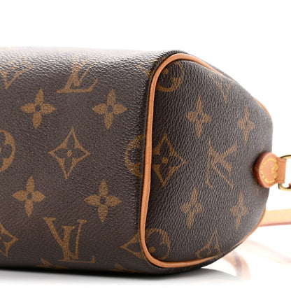 Louis Vuitton Monogram Nano Speedy Brown