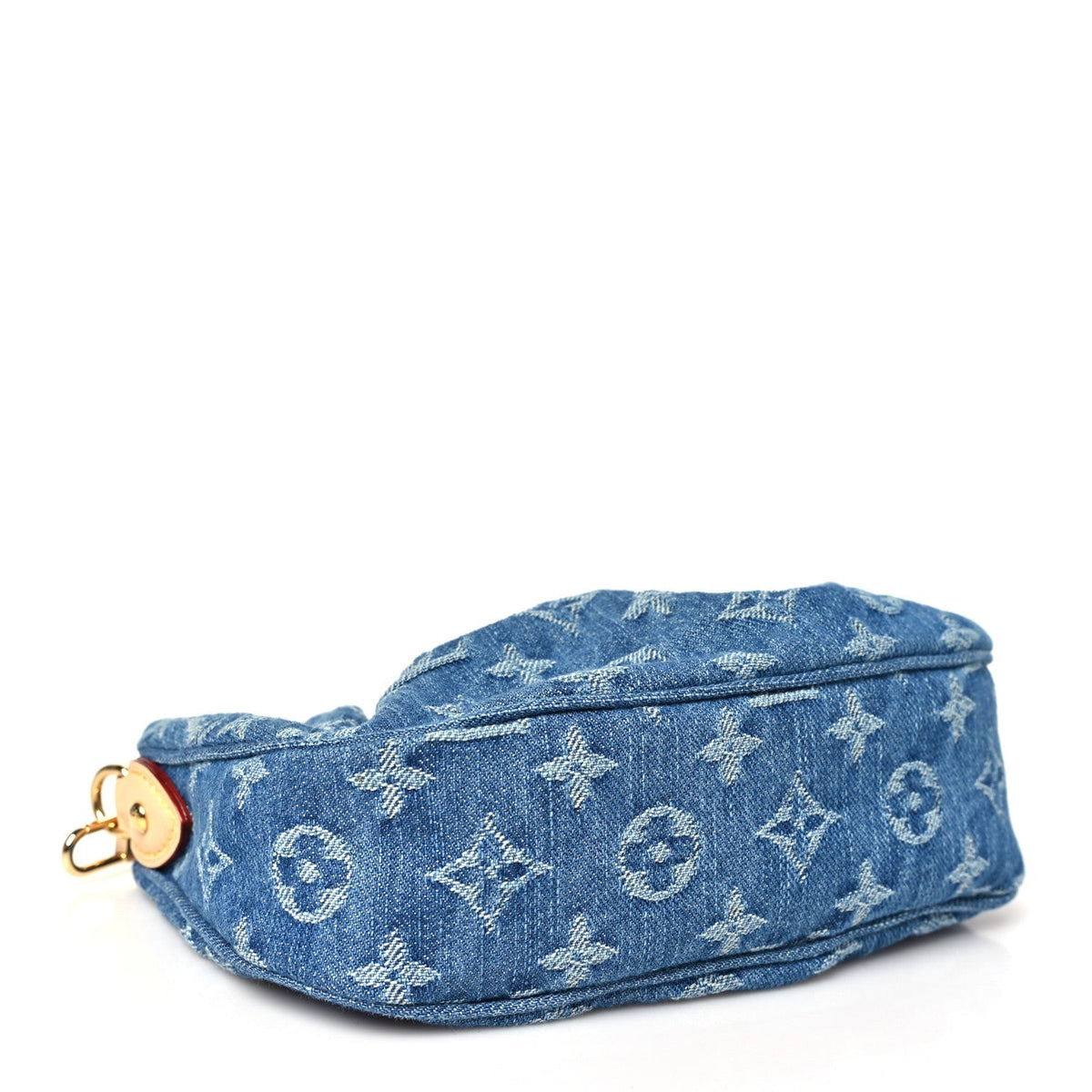 Louis Vuitton Monogram Denim Pochette Valley Blue