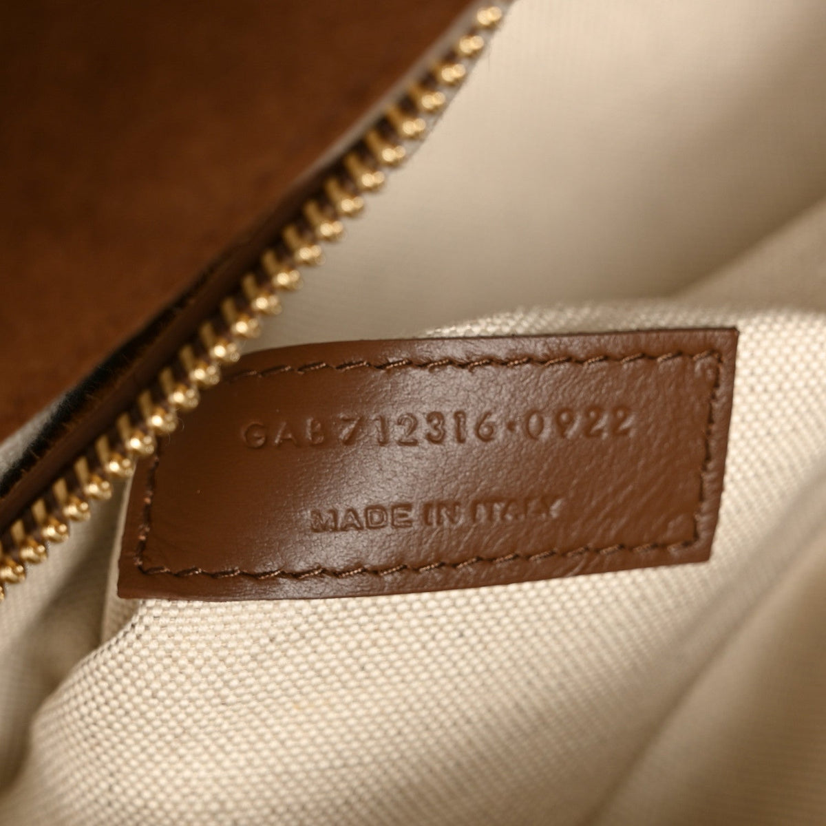 Saint Laurent Suede Shearling Patchwork Monogram Giant Jamie Brown Beige