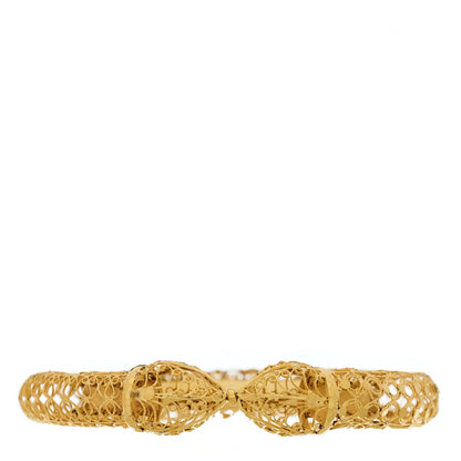 Parker & West 22K Yellow Gold Filigree Bangle Bracelet