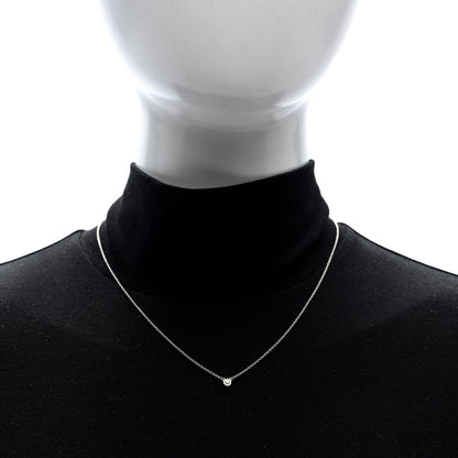 Tiffany Sterling Silver Elsa Peretti Diamonds by the Yard Pendant Necklace