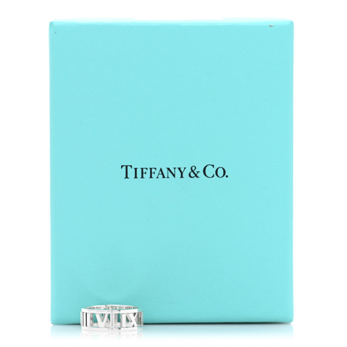 Tiffany Sterling Silver Wide Atlas Open Ring 51 5.75