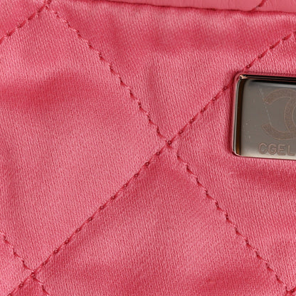 Chanel Shiny Calfskin Quilted Chanel 22 Bag Pink