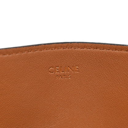 Celine Suede Calfskin Triomphe Medium Louise Bag Pecan