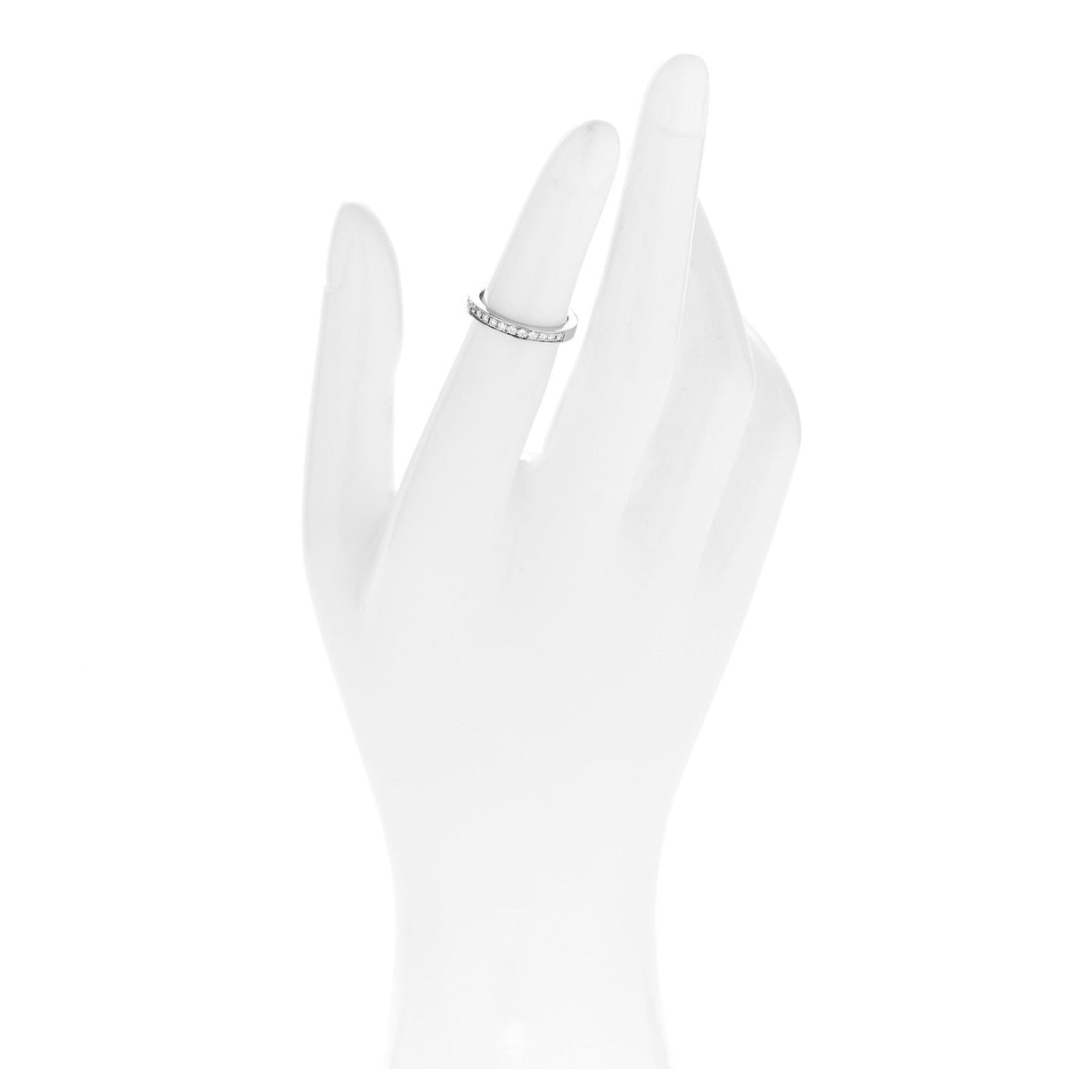 Bulgari Platinum Diamond Dedicata A Venezia Wedding Band Ring 46 3.75
