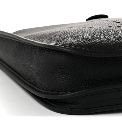 Hermes Taurillon Clemence Evelyne III PM Black