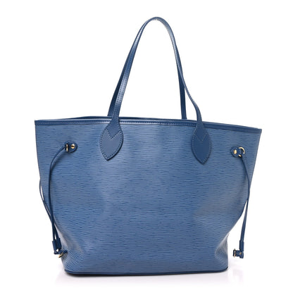 Louis Vuitton Epi Neverfull MM Bag Denim Blue