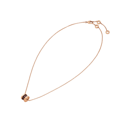 18K Rose Gold Ceramic B.zero1 Necklace