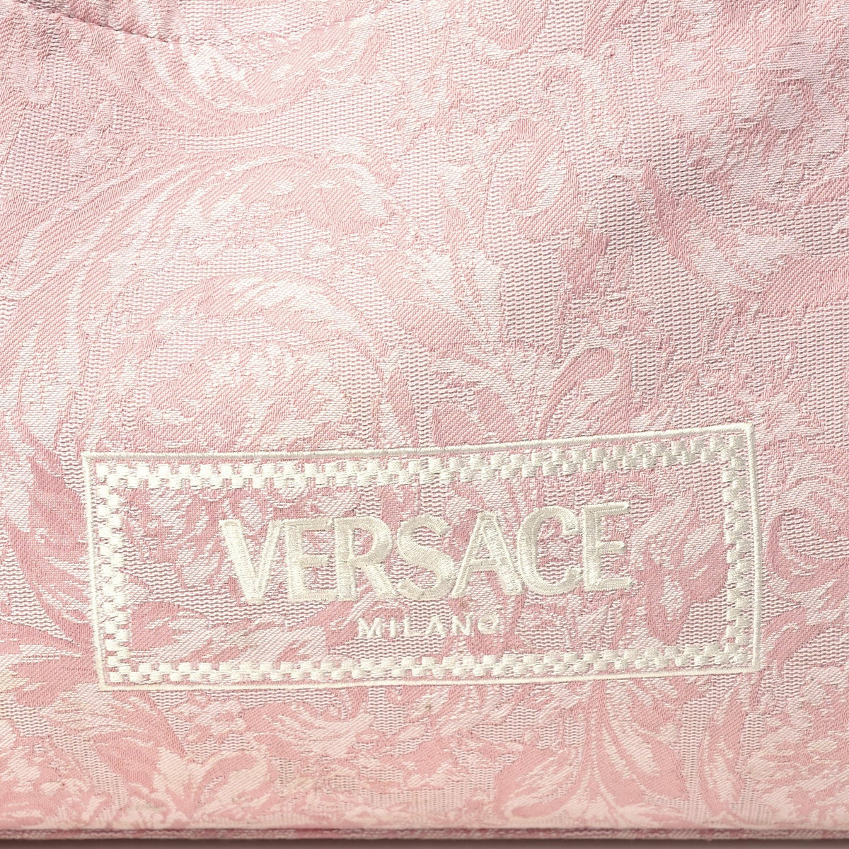 Versace Jacquard Barocco Print Medium Athena Tote Pink