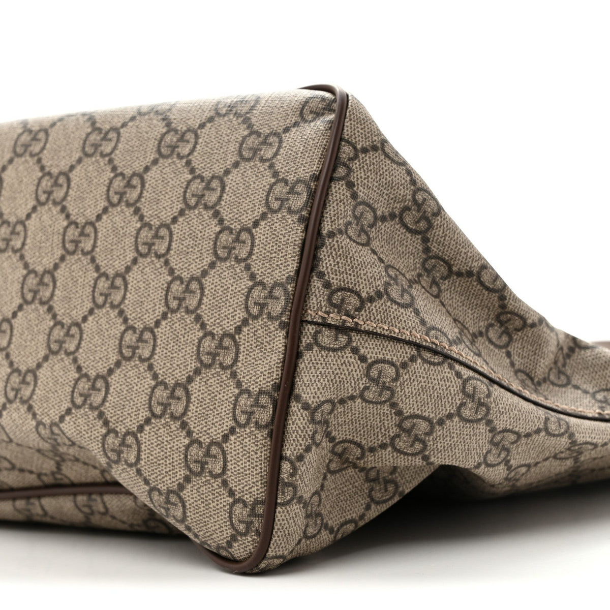 Gucci Soft GG Supreme Courrier Medium Crossbody Tote Beige New Acero 1981461