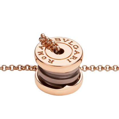 18K Rose Gold Ceramic B.zero1 Necklace
