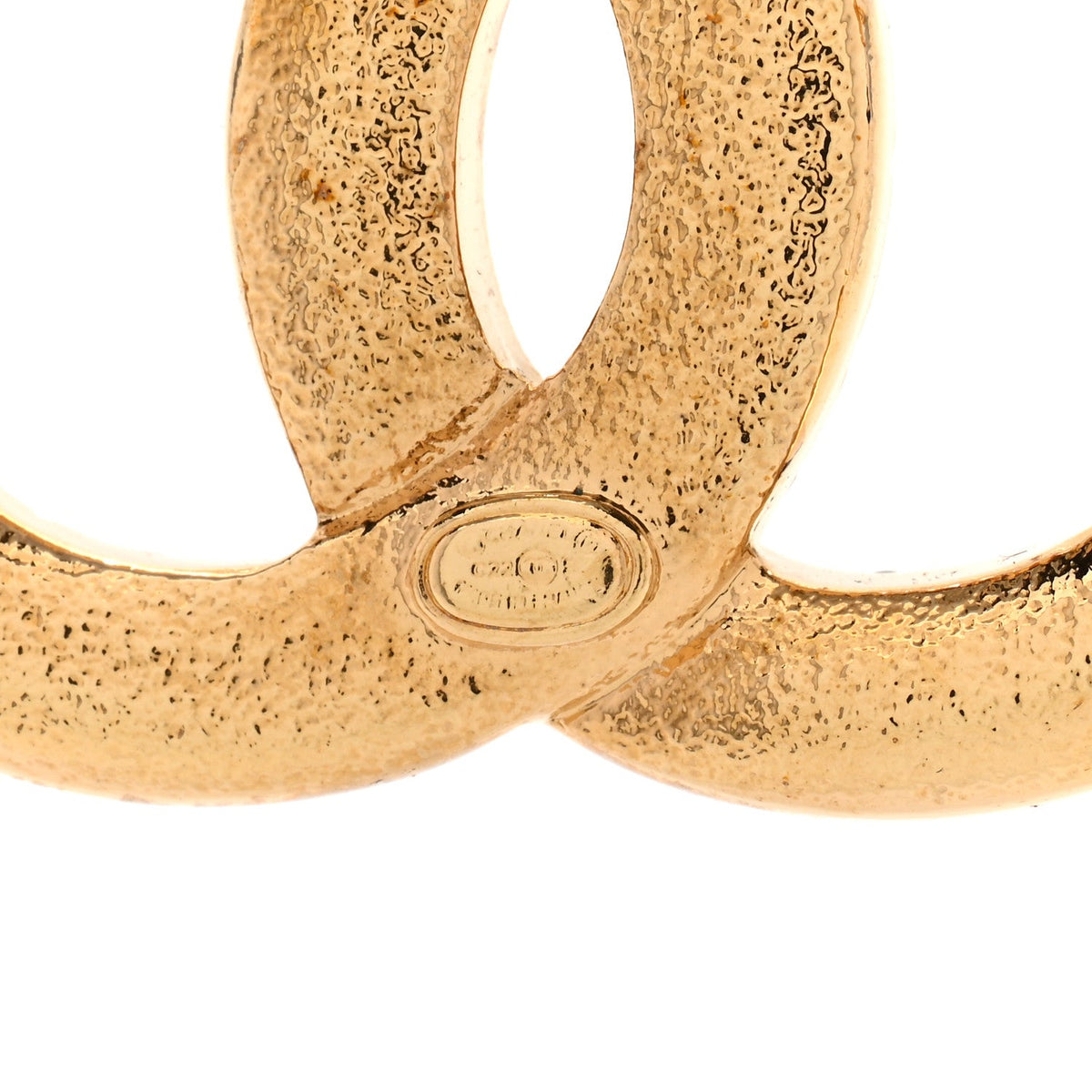 Chanel Metal Enamel Quilted CC Chain Pendant Necklace Gold Pink