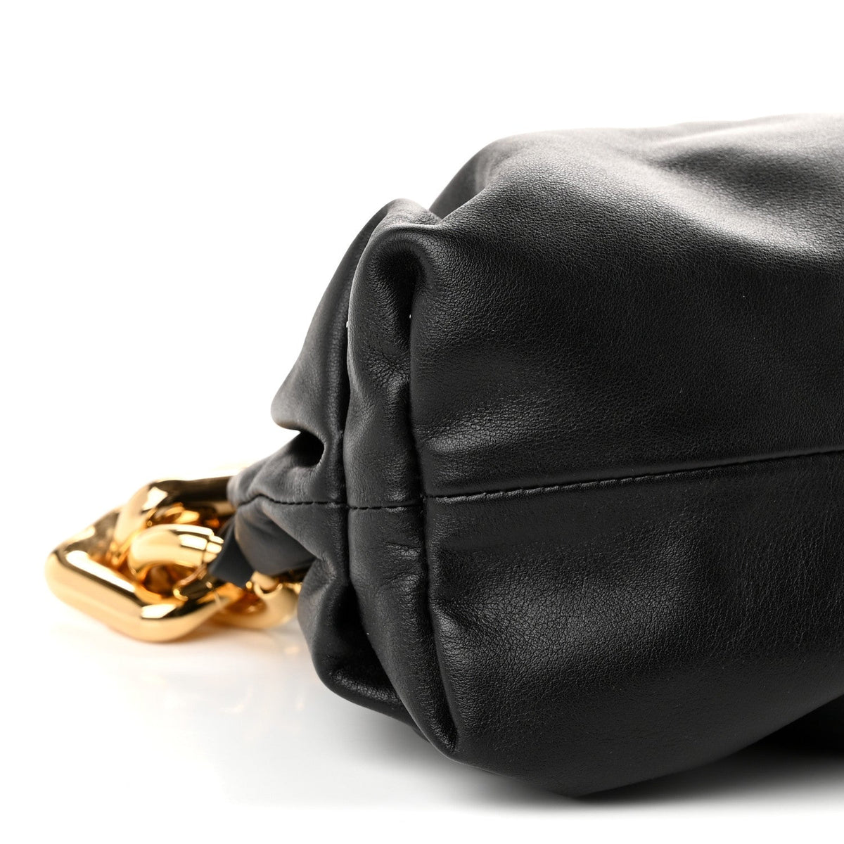 Bottega Veneta Calfskin The Chain Pouch Black