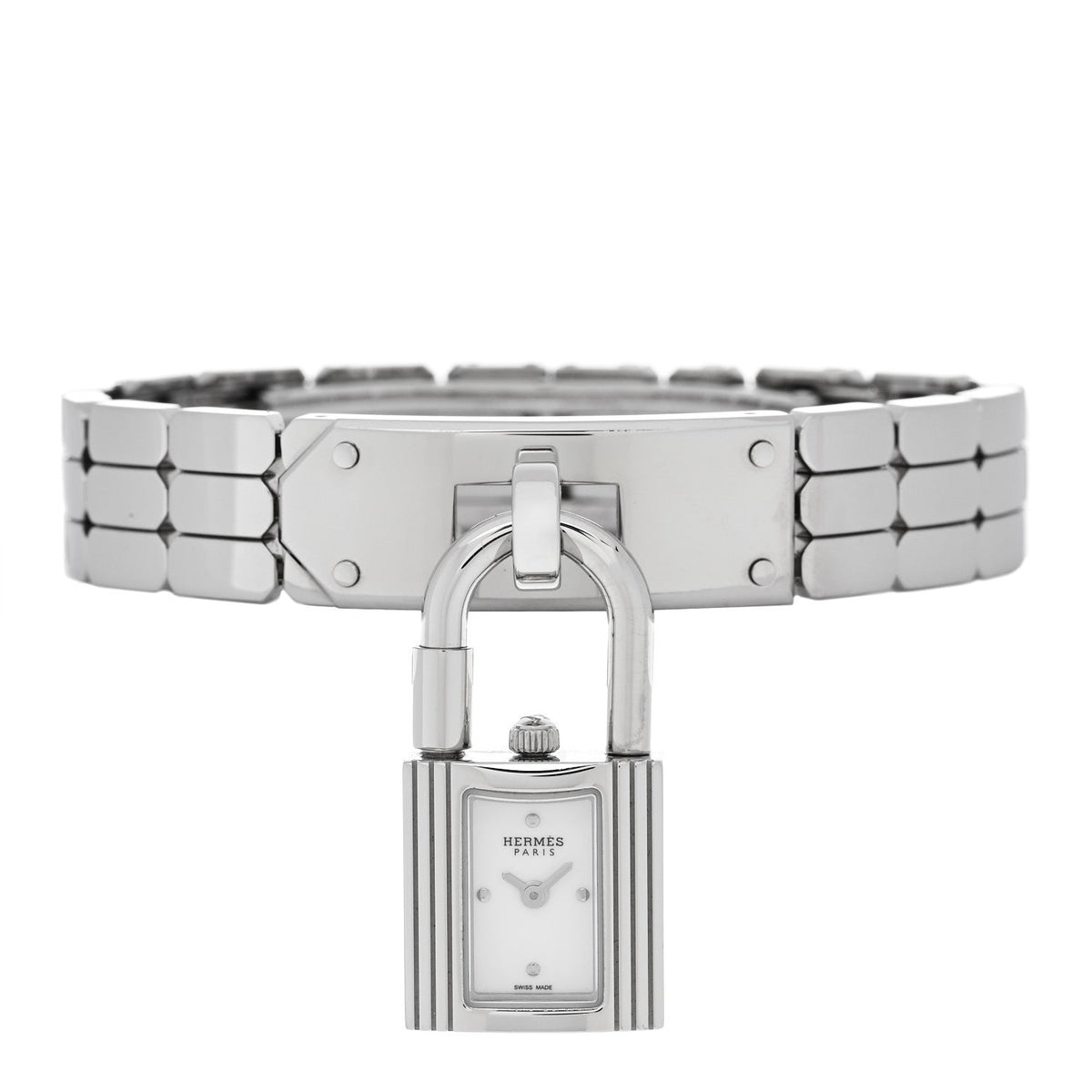 Hermes Stainless Steel 16mm Kelly Quartz Watch