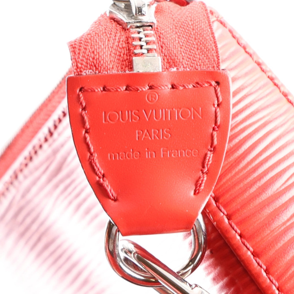 Louis Vuitton Epi Pochette Accessories NM Coquelicot