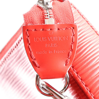 Louis Vuitton Epi Pochette Accessories NM Coquelicot
