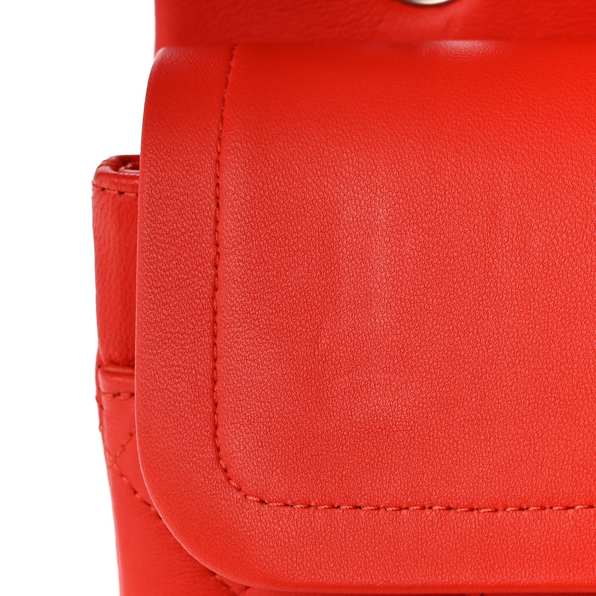 Chanel Lambskin Quilted Medium Double Flap Red
