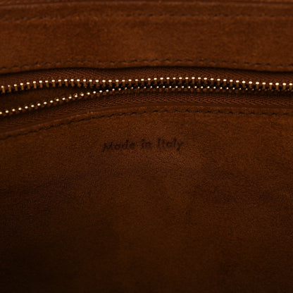 Celine Smooth Calfskin Medium Edge Shoulder Bag Camel