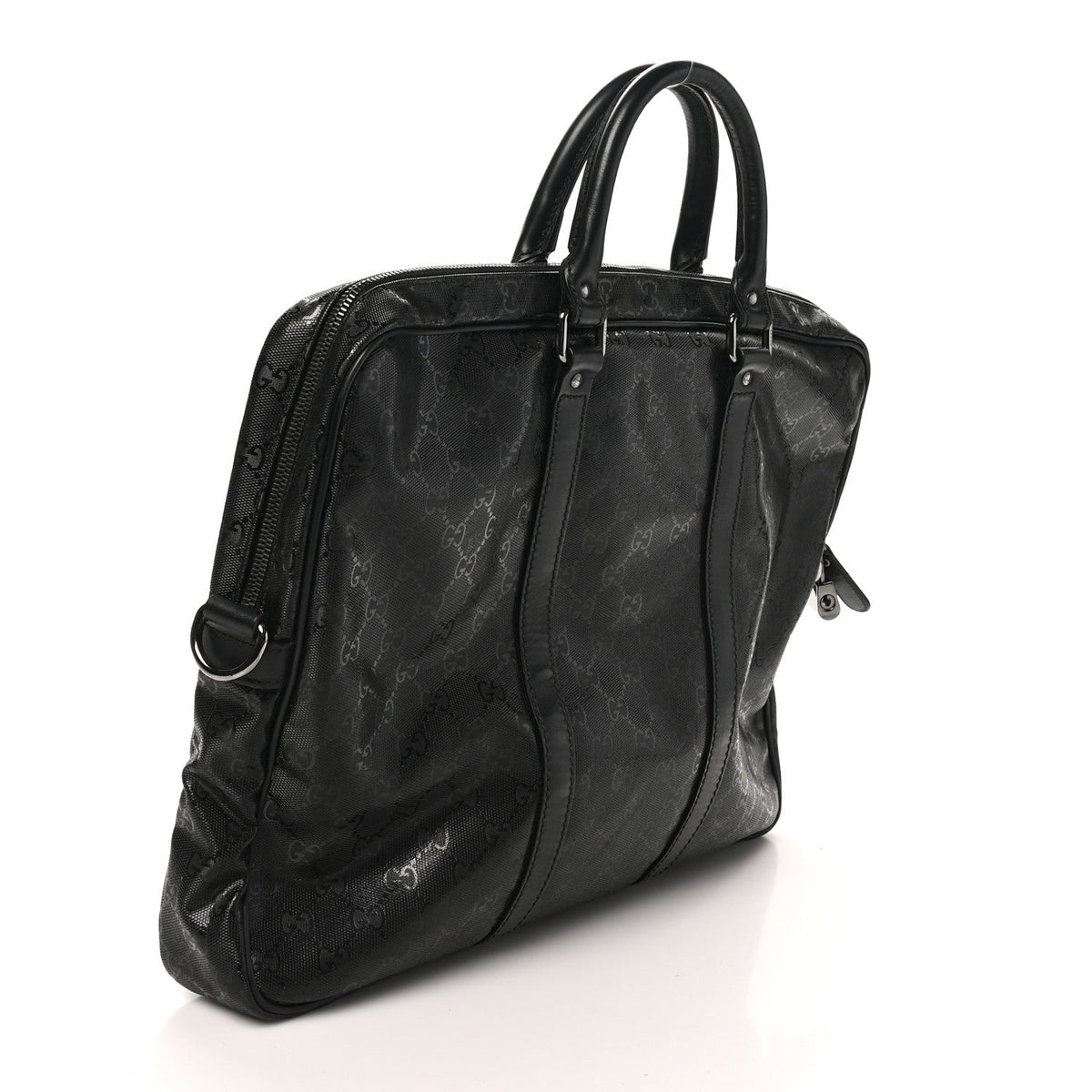 Gucci Imprime Monogram Medium Briefcase Black