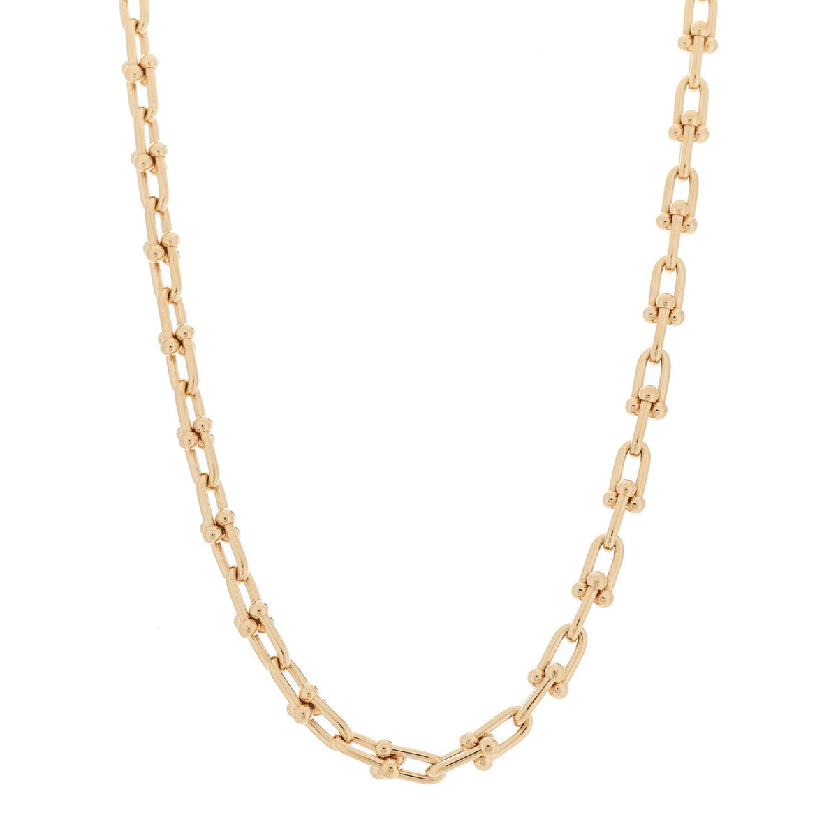 Tiffany 18K Rose Gold HardWear Link Necklace