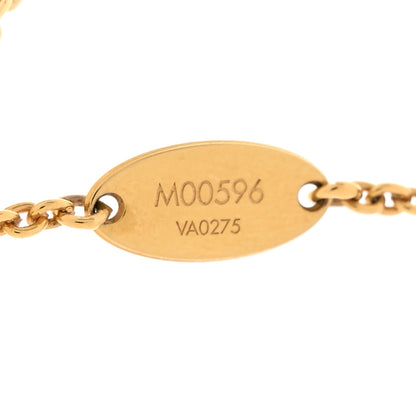 Louis Vuitton Metal Crystal LV Iconic Necklace Gold
