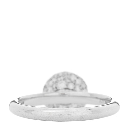 Tiffany 18K White Gold Diamond 8mm HardWear Ball Ring