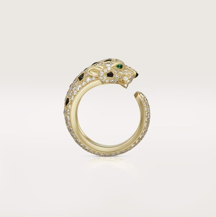 18K Gold Diamonds Cartier Panthère De Cartier Ring
