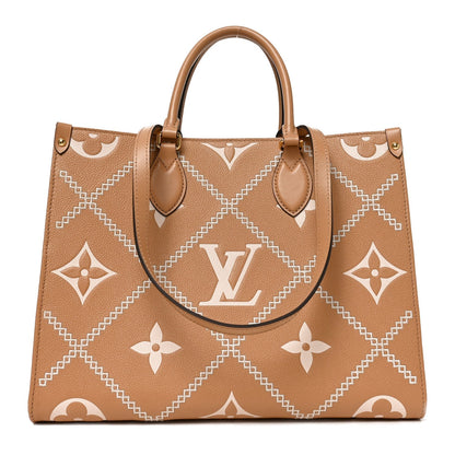Louis Vuitton Empreinte Monogram Giant Broderies Onthego MM Arizona
