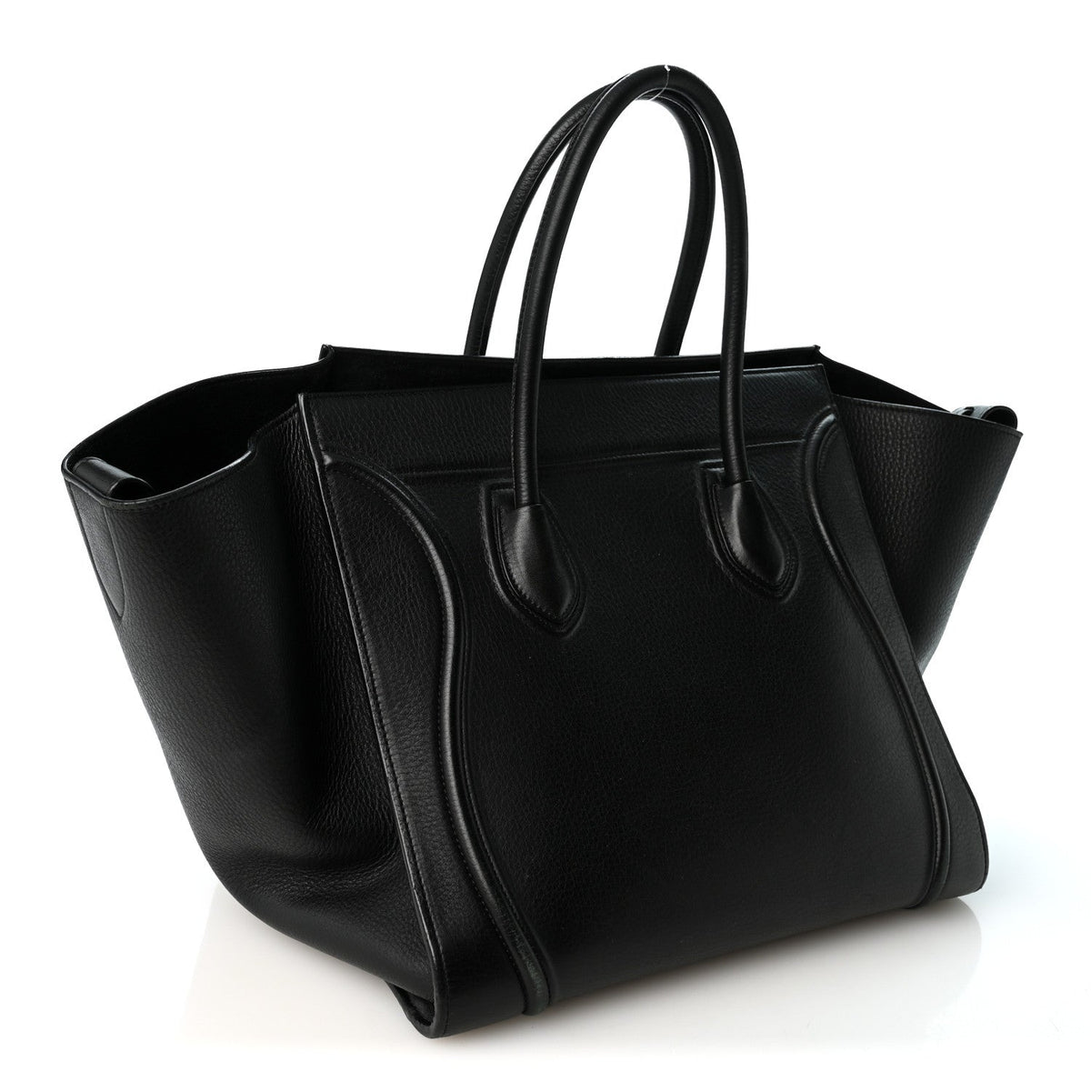 Celine Supple Calfskin Medium Phantom Luggage Black