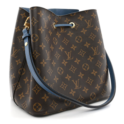 Louis Vuitton Monogram Neonoe MM Blue Jean