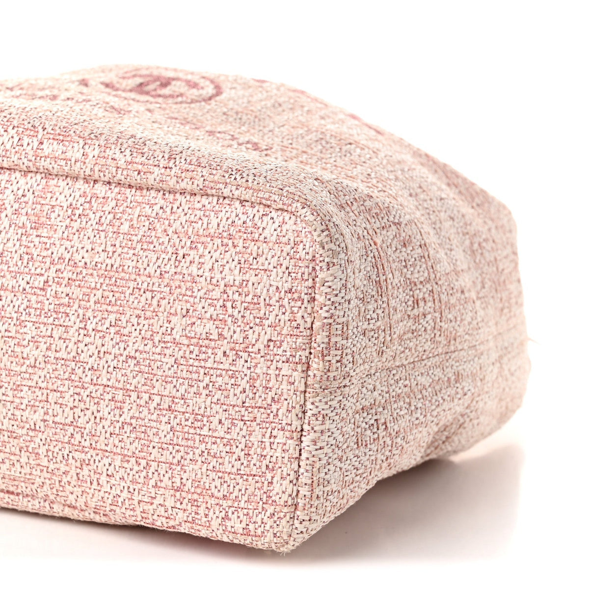 Chanel Canvas Large Deauville Backpack Pink