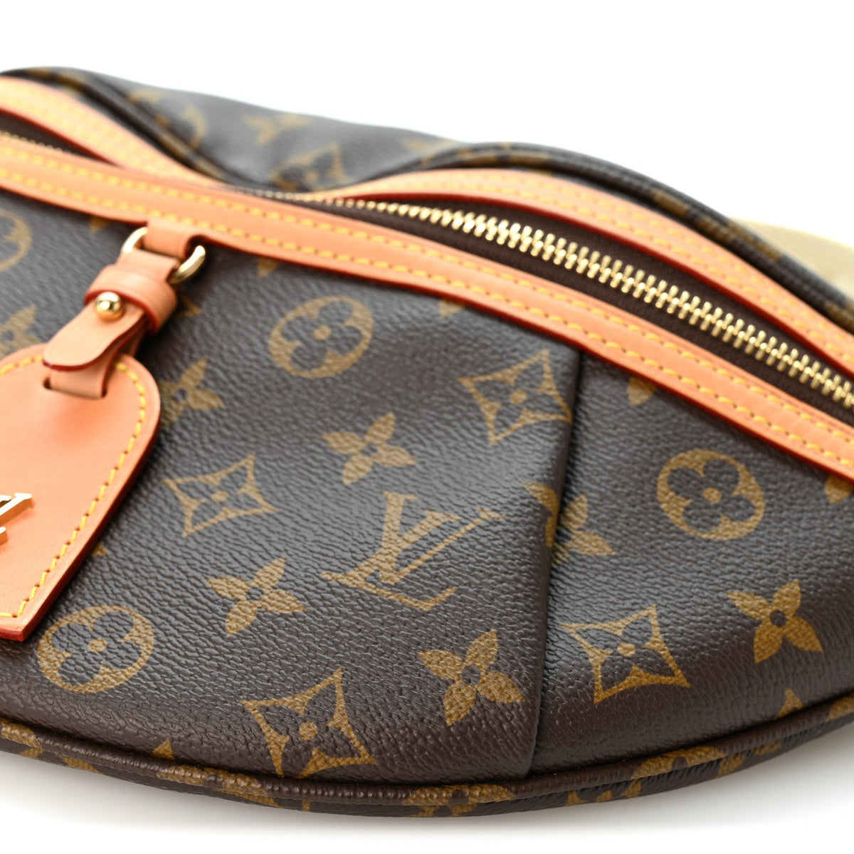Louis Vuitton Monogram High Rise Bumbag Brown