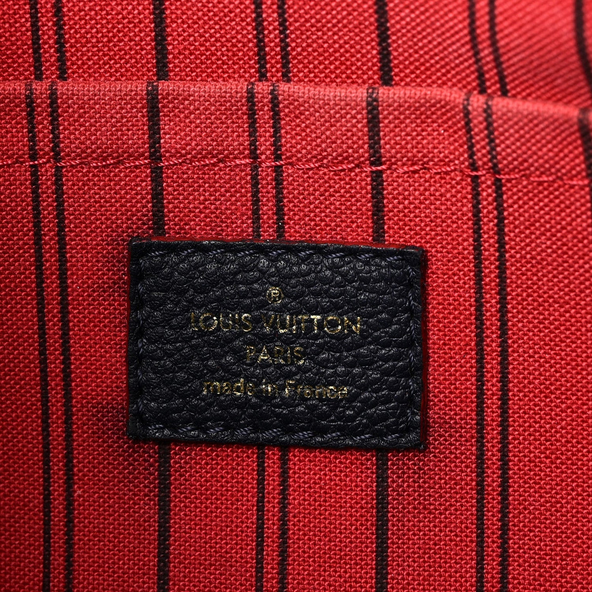 Louis Vuitton Empreinte Montaigne MM Marine Rouge