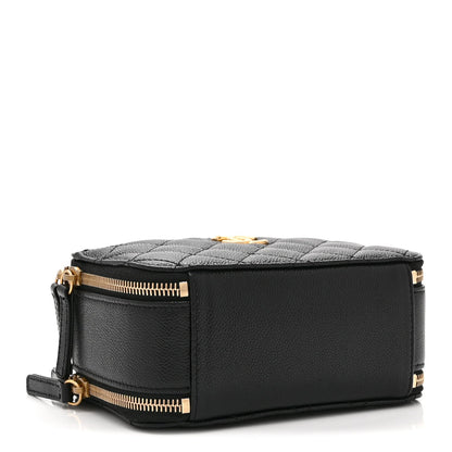 Chanel Caviar Quilted Mini Pick Me Up Vanity Case Black 1976675