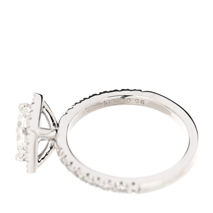 Parker & West 18K White Gold Diamond 0.96ctw Princess Cut Engagement Ring 52 6