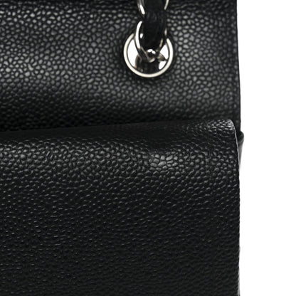 Chanel Caviar Quilted Jumbo Double Flap Black