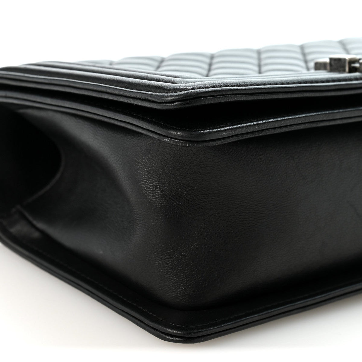 Chanel Calfskin Quilted Medium Boy Flap Black
