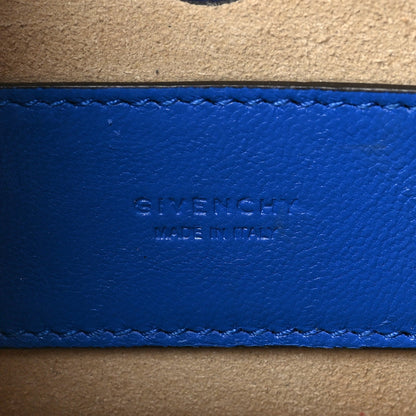 Givenchy Goatskin Quilted GV3 Mini Pocket Convertible Bag Blue