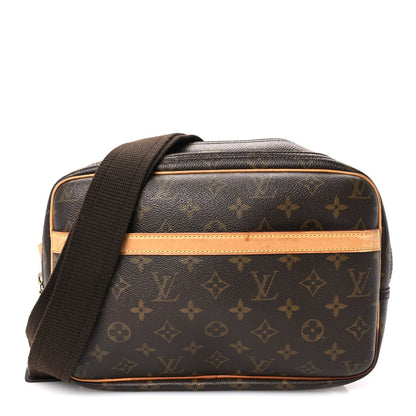 Louis Vuitton Monogram Reporter PM Brown