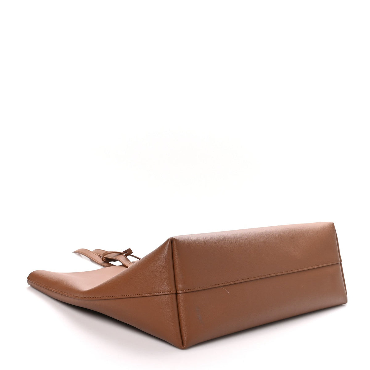 Saint Laurent Calfskin Large Shopping Tote Brick