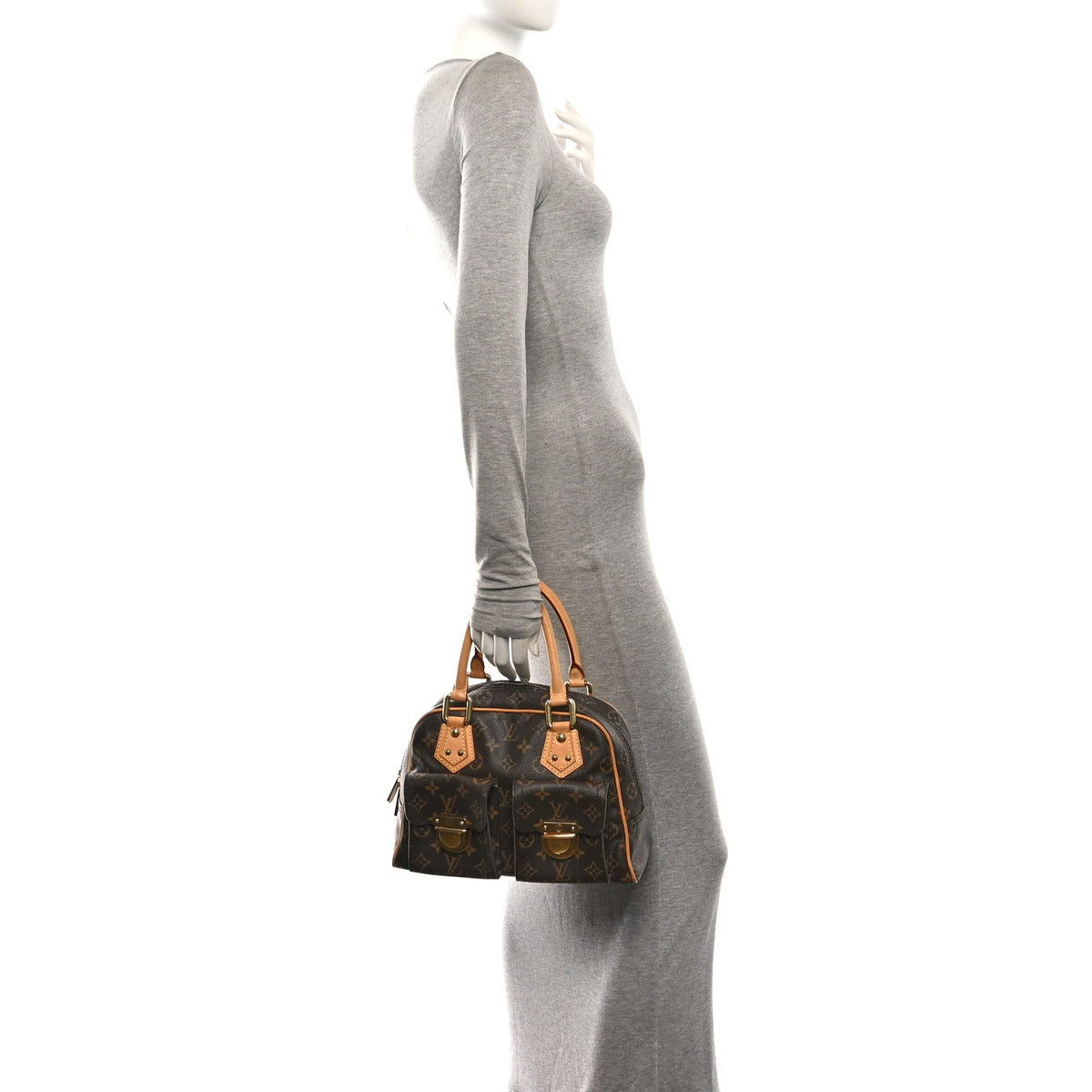 Louis Vuitton Monogram Manhattan PM Brown