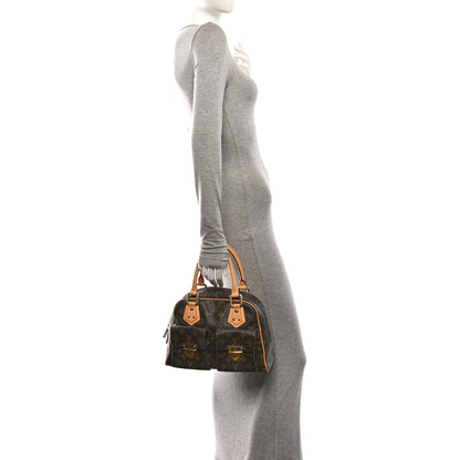 Louis Vuitton Monogram Manhattan PM Brown